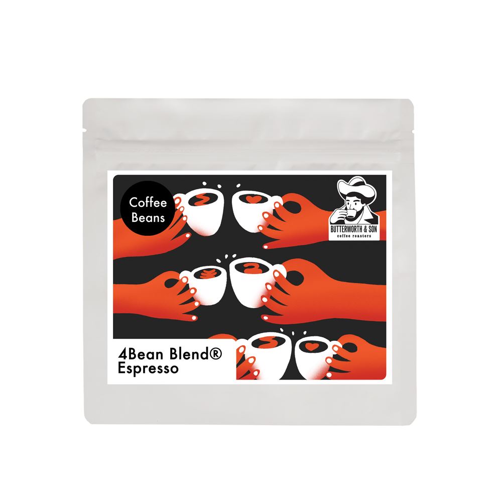 Butterworth and Son 4Bean Espresso Coffee Beans 250g