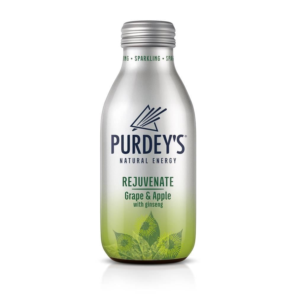 Purdeys Rejuvenate Grape & Apple Natural Energy 330ml - 12 Pack