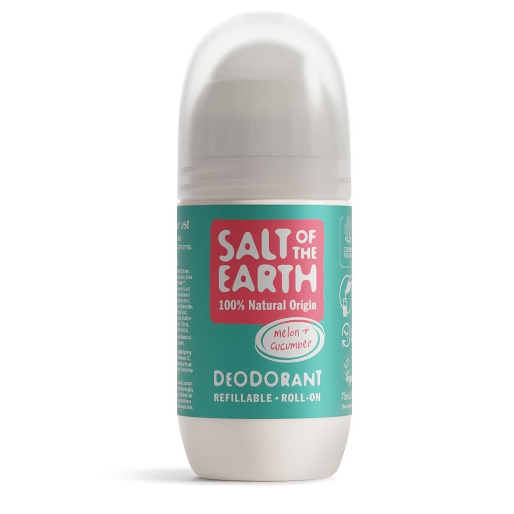 Salt Of the Earth Melon & Cucumber Refillable Roll-On Deodorant 75ml