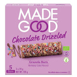 MadeGood Granola Bar Chocolate Drizzled Birthday Cake 5 x 24g