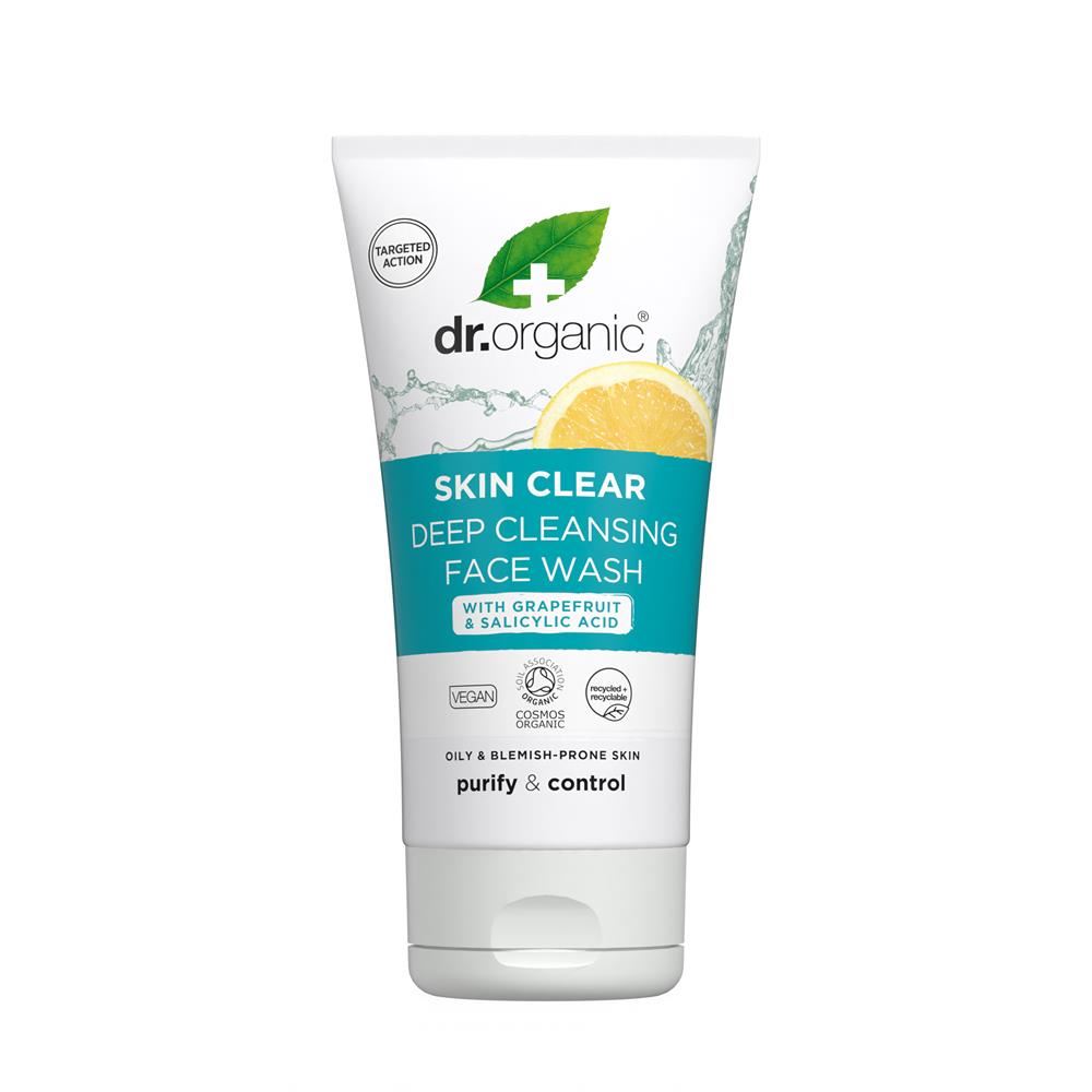Dr Organic Skin Clear Face Wash 125ml