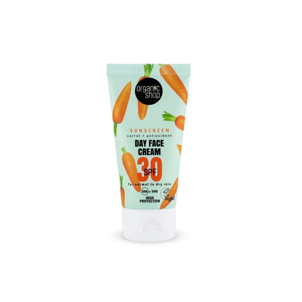 Organic Shop Sunscreen DayFaceCream SPF30 Normal-dry Skin 50ml