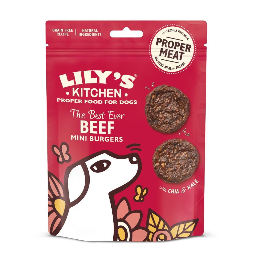 Lilys Kitchen The Best Ever Mini Beef Burgers 70g