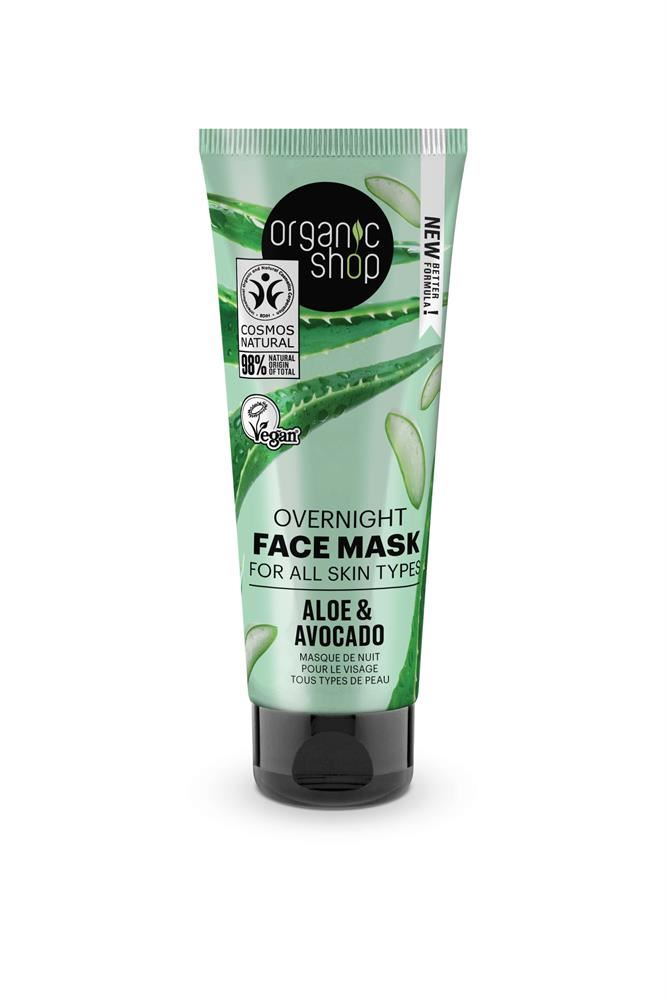 Organic Shop OS Overnight Face Mask Aloe&Avocado 75ml