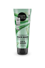 Organic Shop OS Overnight Face Mask Aloe&Avocado 75ml