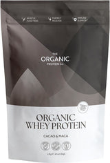 The Organic Protein Co Raw Cacao & Maca Organic Whey Protein Powder 1.2kg