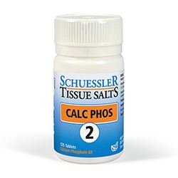 Schuessler No 2 Calc Phos Tissue Salts 125 Tablets