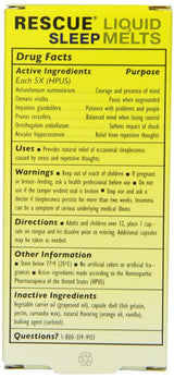 Bach Rescue Night Remedy Liquid - 28 Melts