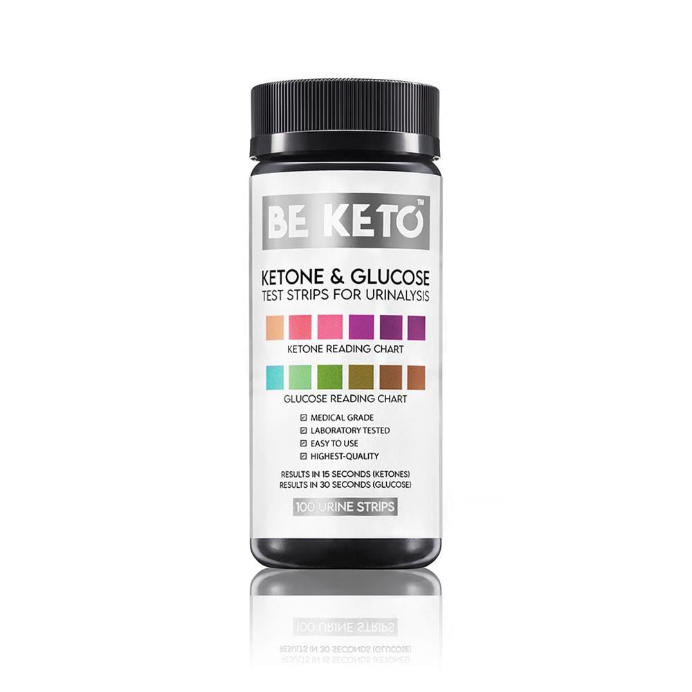 BeKeto Ketone & Glucose Test Strips 100 pcs.