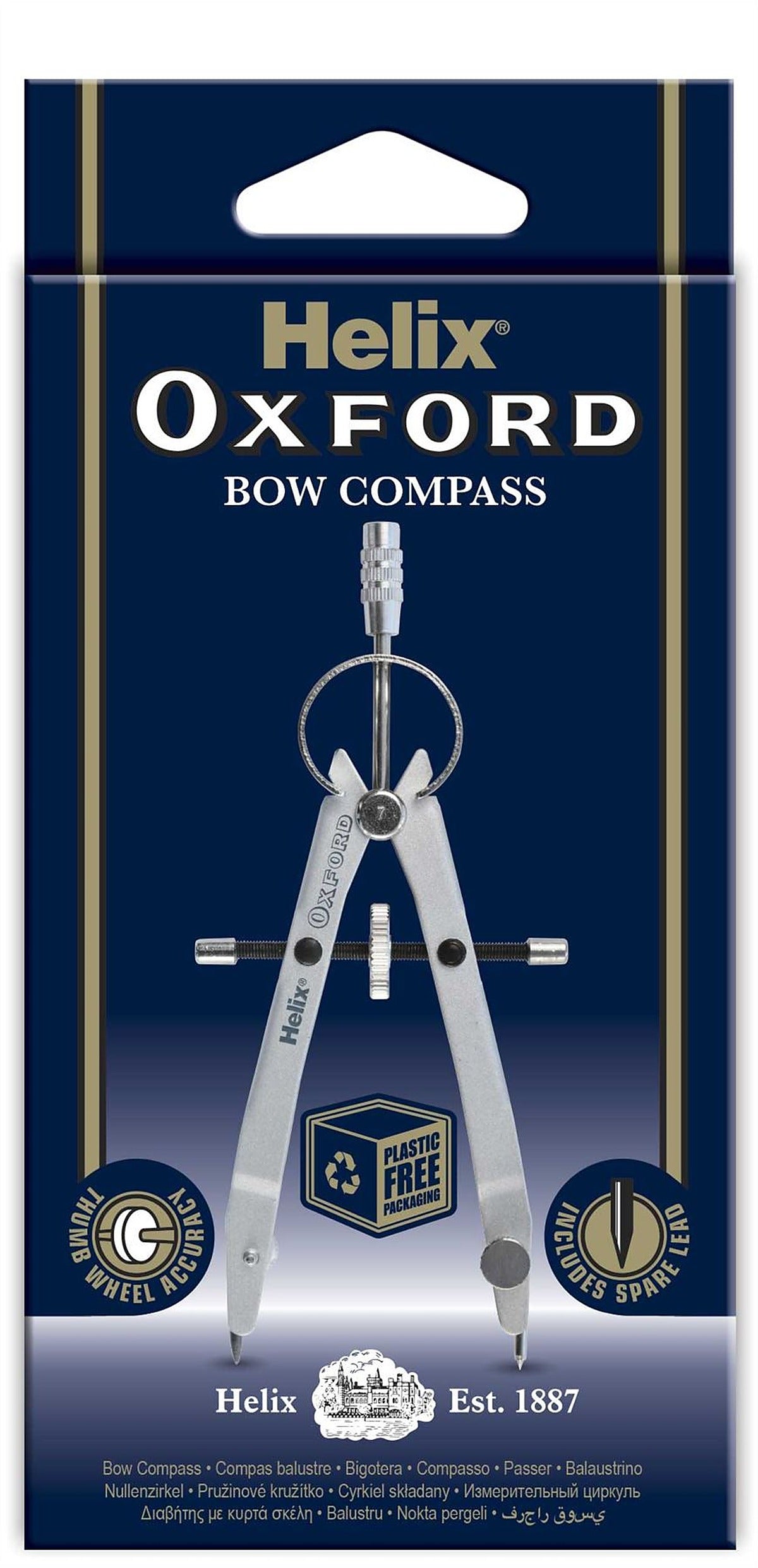 Springboe Compass Helix Oxford Spring Bow Compass – Health Plus Living
