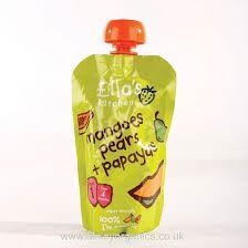 Ellas Kitchen Stage 1 Mangoes Pears & Papayas 120g - 7 Pack