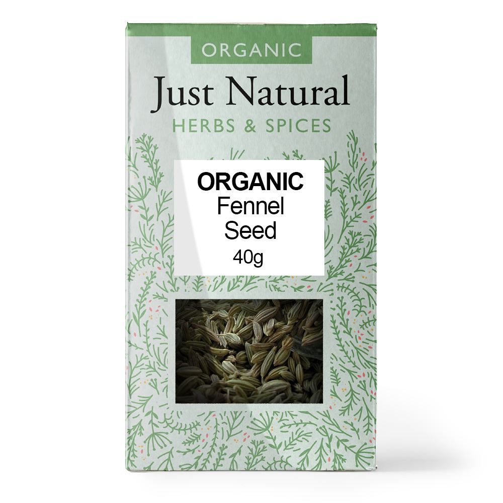 Just Natural Herbs Organic Fennel Seed (Box) 40g