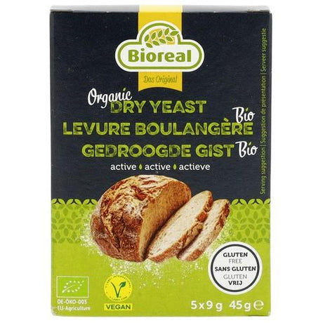 Bioreal Organic Active Dry Instant Yeast 5x9g - 45g