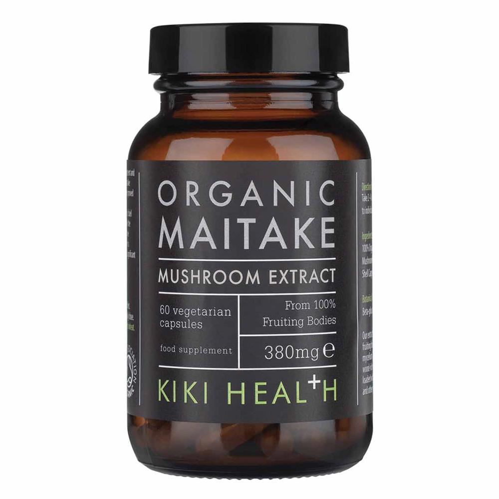 KIKI Health Organic Maitake Extract Mushroom 60 Vegicaps