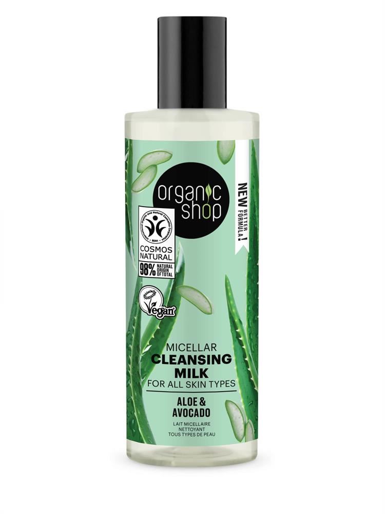 Organic Shop Micellar Cleansing Milk Aloe&Avocado 150ml