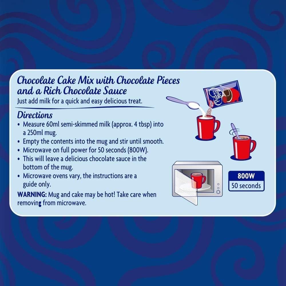 Dr. Oetker Rich Chocolate Pud In A Mug Cake Mix 70g - Pack of 15