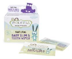 Jack N Jill Natural Baby Gum & Tooth Wipes 25 sachets