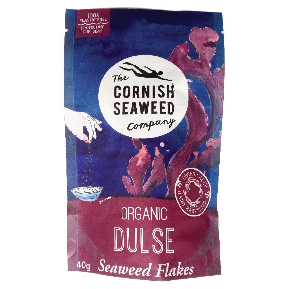 The Cornish Seaweed Company Flaked Organic Dulse Flakes 40g