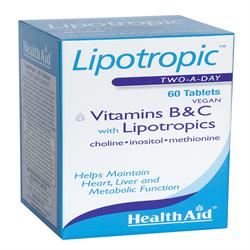 HealthAid Lipotropics 60 Tablets