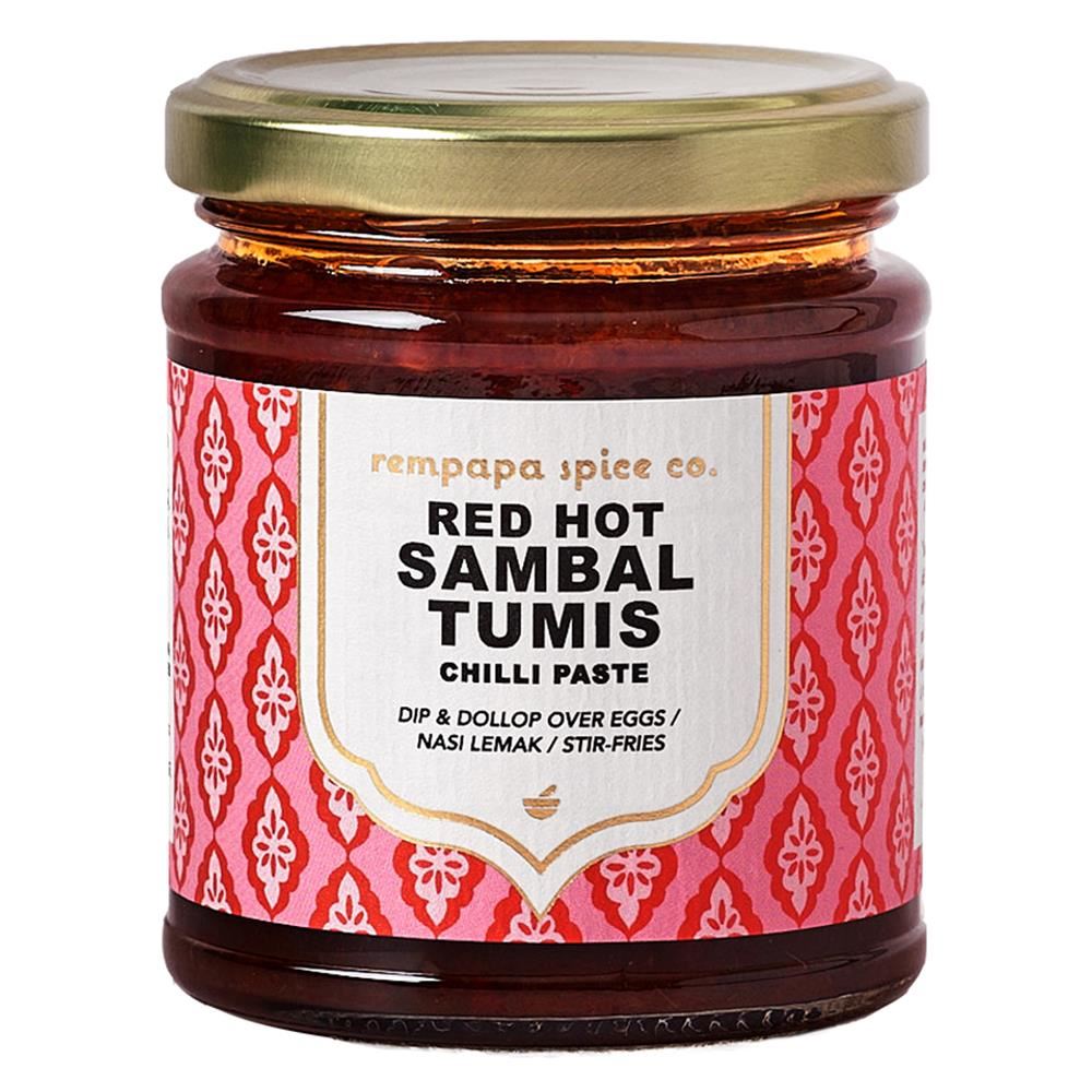 Rempapa Red Hot Sambal Tumis Chilli Sauce 180g