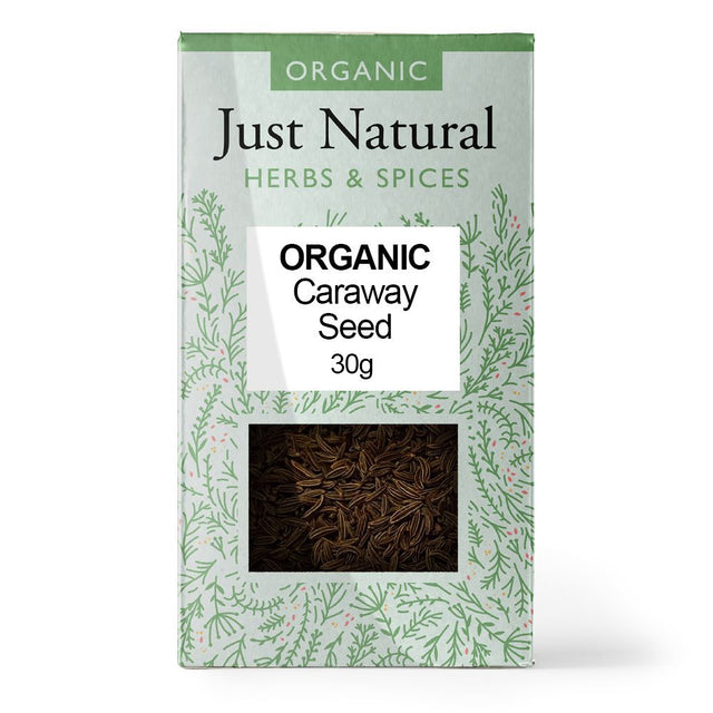Just Natural Herbs Organic Caraway Seed (Box) 30g – Health Plus Living