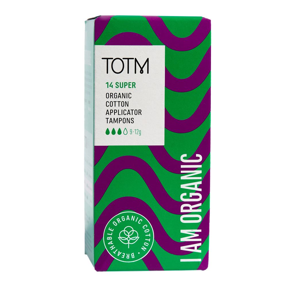 TOTM Organic Tampons - App Super 14 Per Box