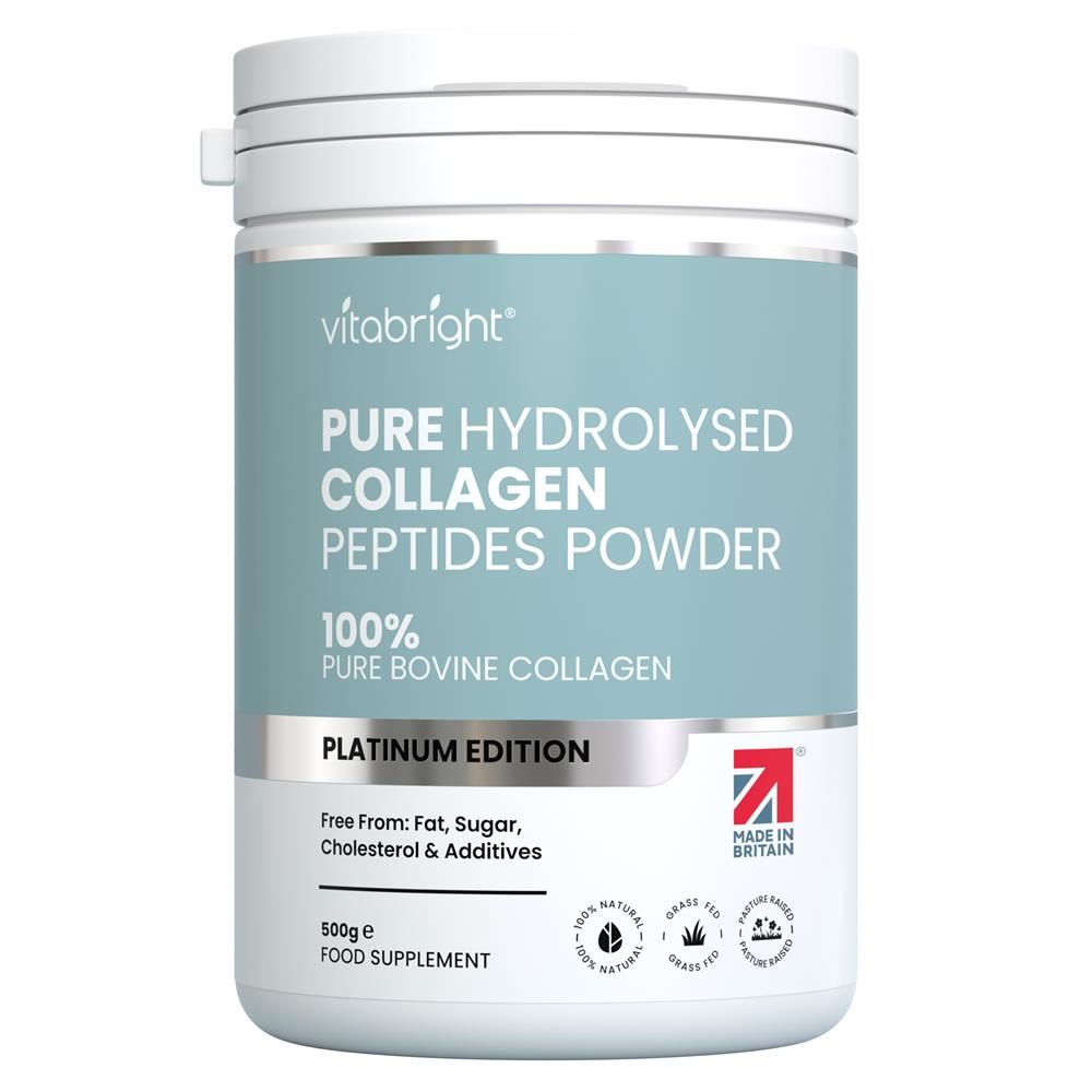 Vitabright Bovine Collagen Peptides Powder 500g