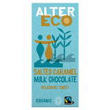 AlterEco Organic Milk Chocolate Salted Caramel 100g