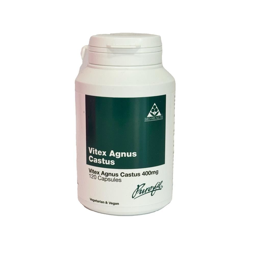 Bio Health Pure powdered vitex agnus castus fruits 120 Capsules