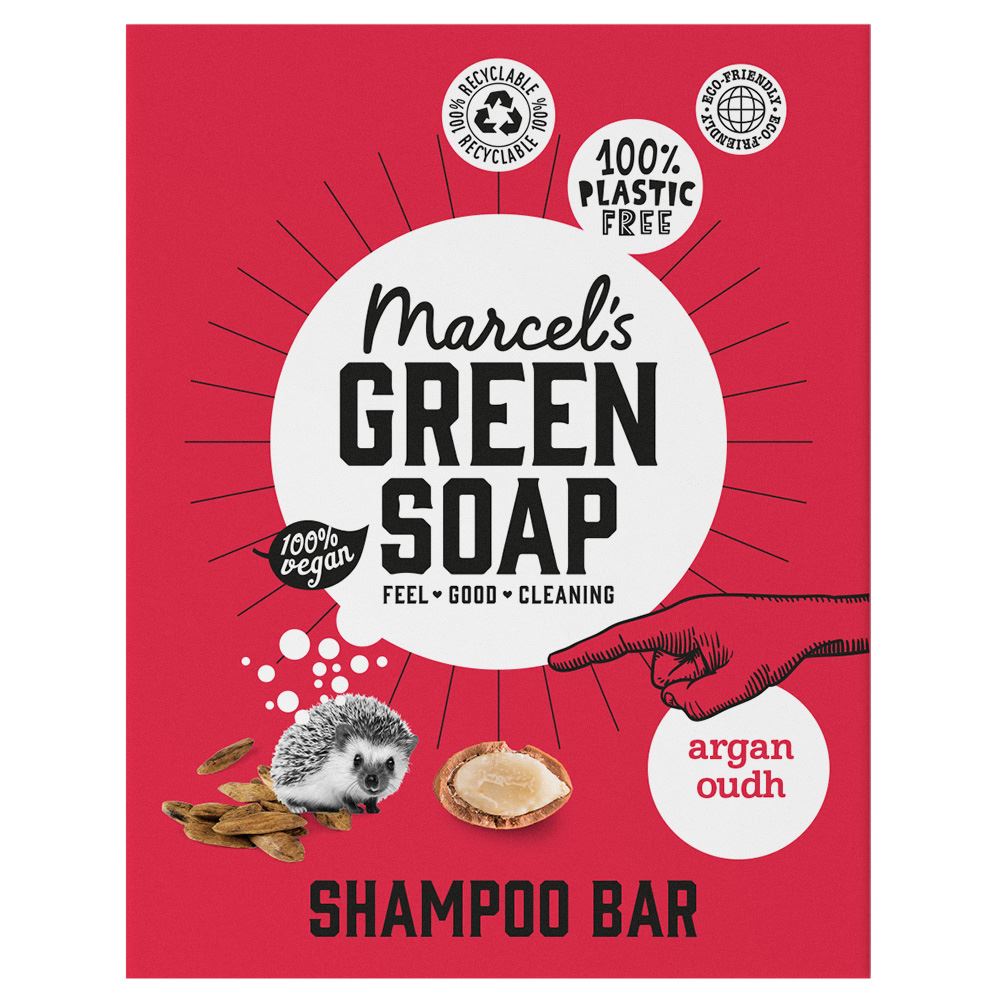 Marcels Green Soap Shower Bar Argan & Oudh 150g