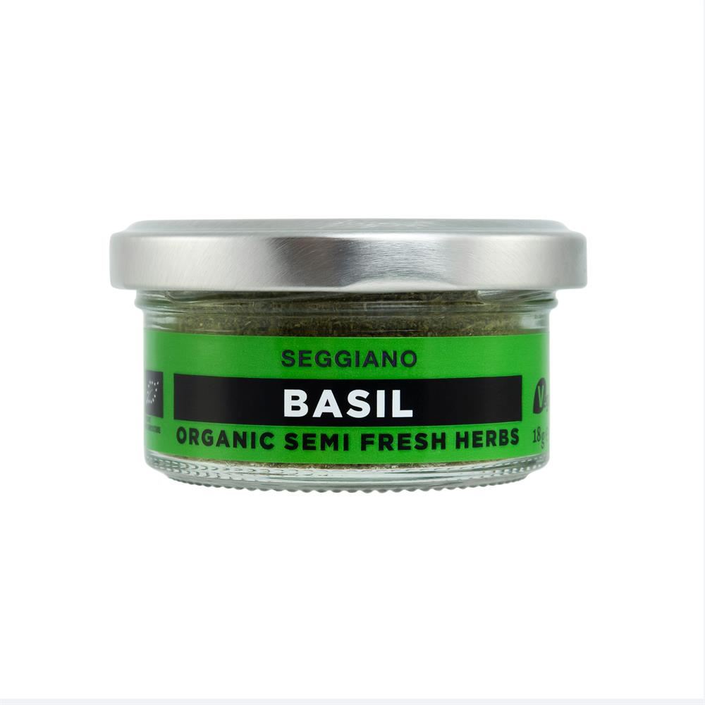 Seggiano Organic Semi Fresh Basil 18g
