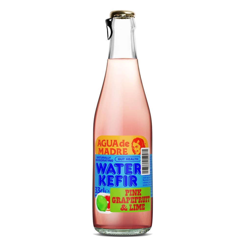 Agua De Madre Pink Grapefruit & Lime Kefir 330ml