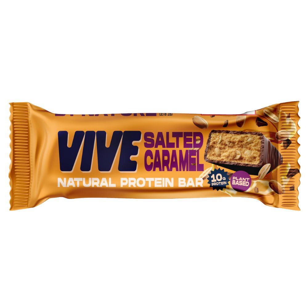 Vive Salted Caramel Dark Chocolate Protein Snack Bar 49g