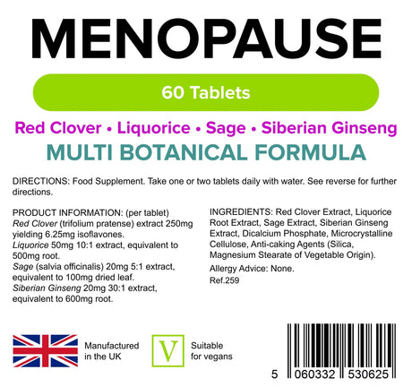 Lindens Menopause Formula - 60 Tablets