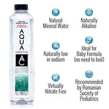 AQUA Carpatica Still Natural Mineral Water 1L PET Sodium Free - 6 Pack