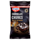 Dr Oetker Chocolate Chunks Extra Dark 100g