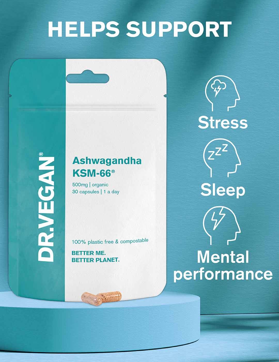 Dr. Vegan Ashwagandha KSM-66 - 30 Capsules