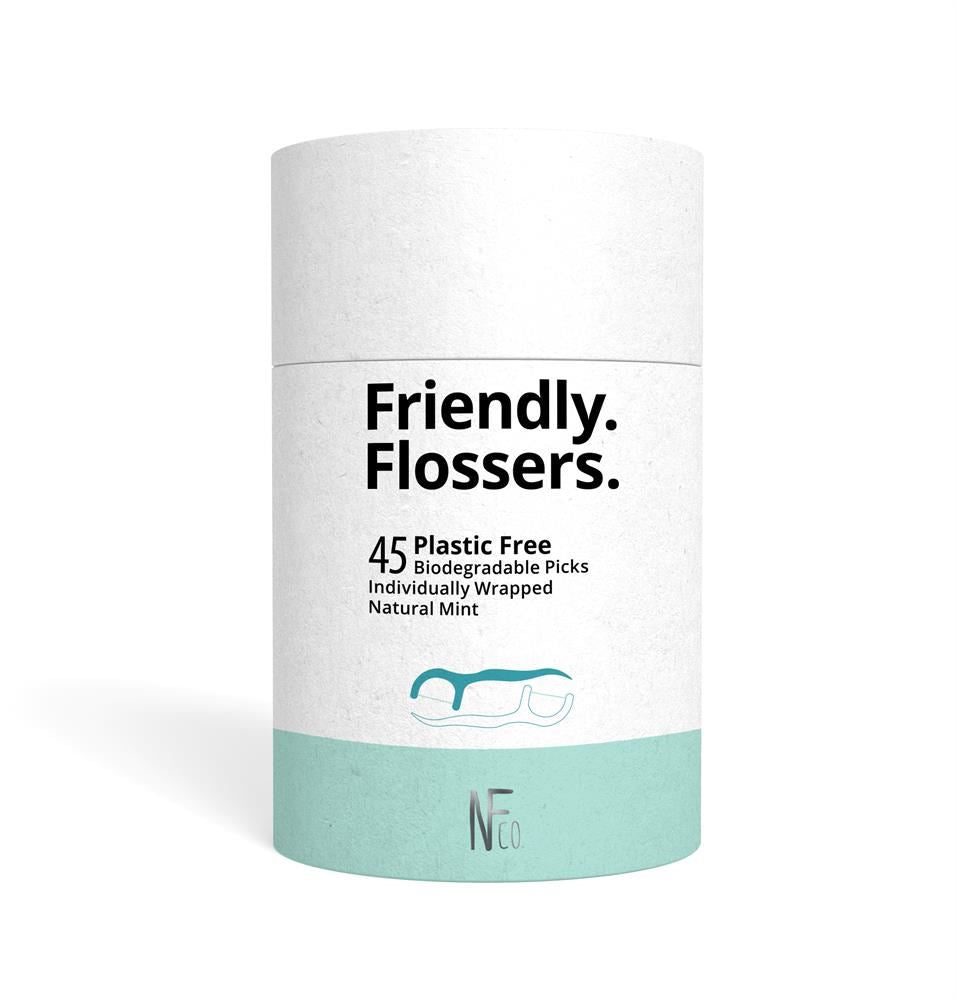 The Natural Family NFco Biodegradable Friendly Floss Picks 25g – Health ...