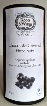 Roots and Wings Chocolate Covered Hazelnuts 120g