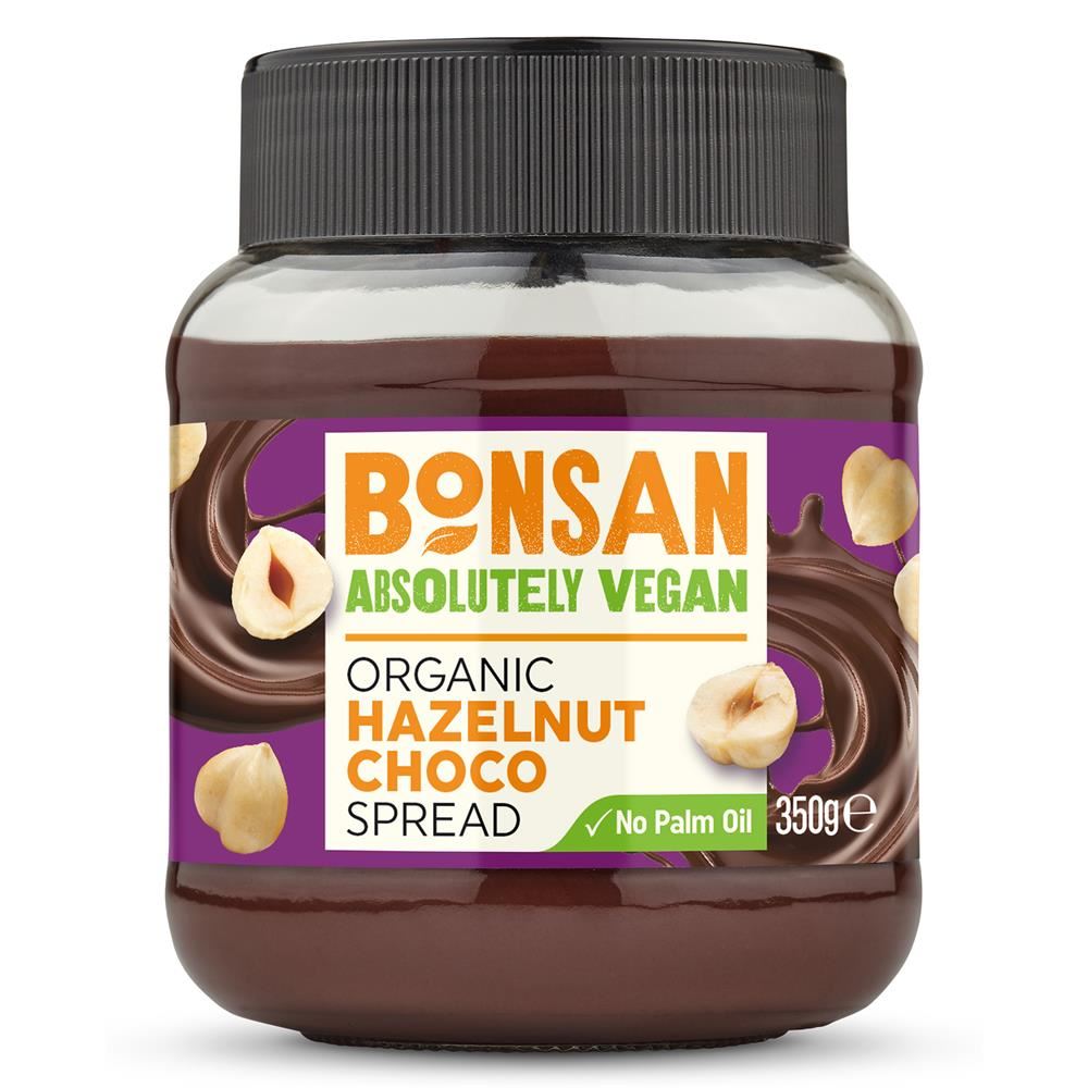 Bonsan Organic Vegan Mylk Hazelnut Cocoa Spread 350g