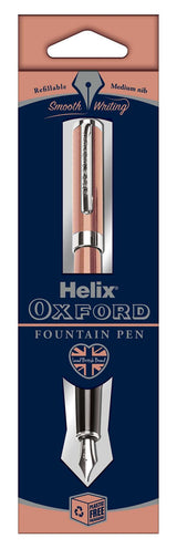 Helix Oxford Premium Fountain Pen - Rose Gold