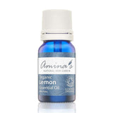 Amina's Natural Skincare Pure Organic Lemon Essential Oil 10ml