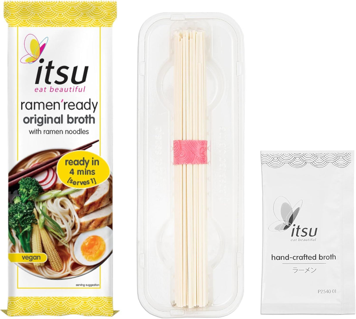 Itsu Ramen Ready Noodles Original Broth 86g Pack of 6