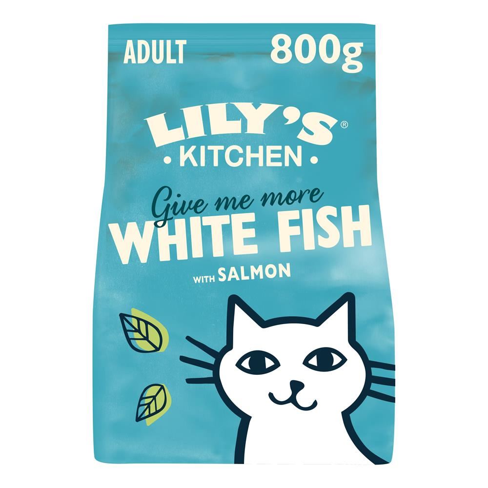 Lilys Kitchen Fabulous Fish Dry Food for Cats 800g