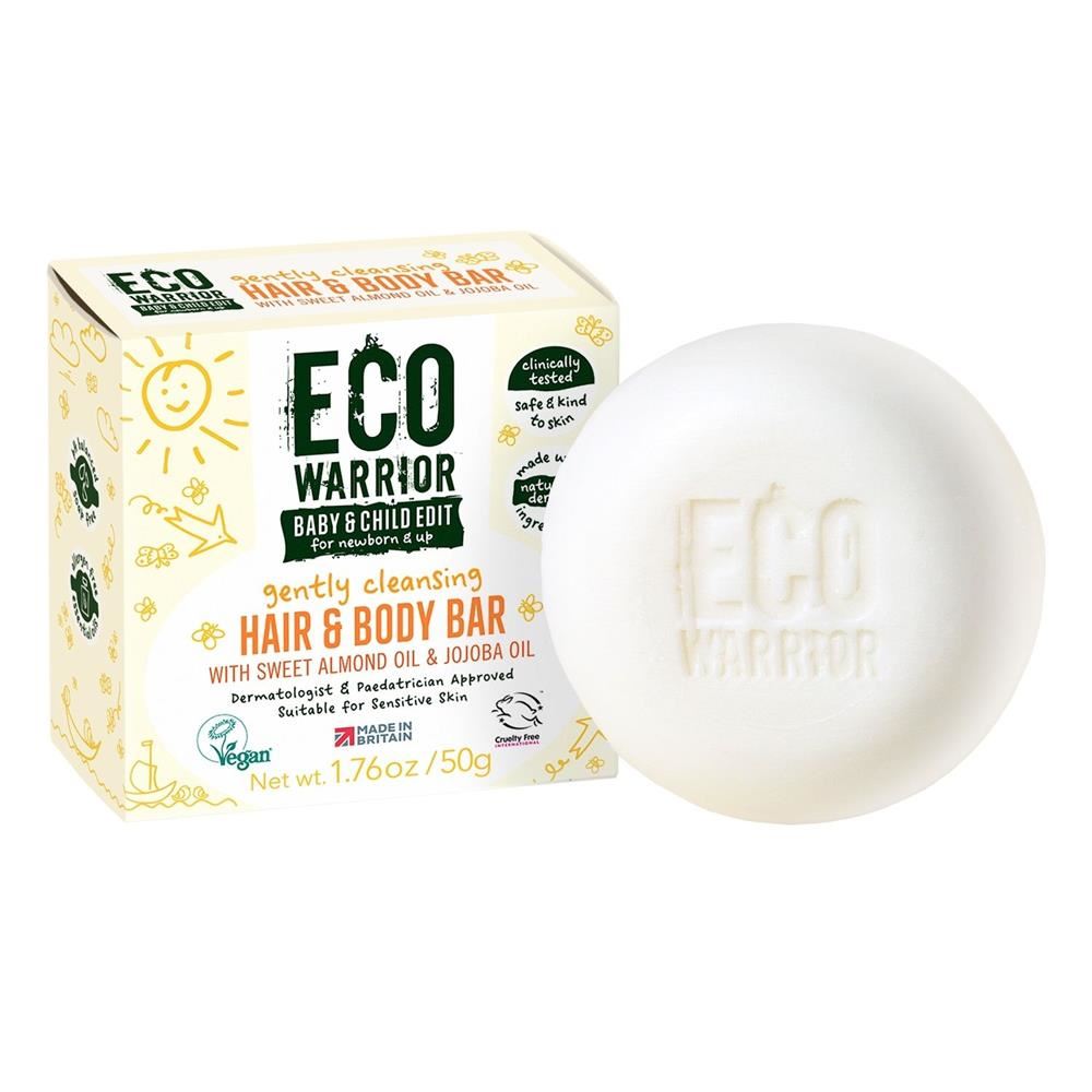 Little Soap Company Eco Warrior Gently Cleansing Hair & Body Bar 50g - 12 Pack