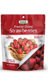 DJ & A DJ&A Freeze Dried Strawberries 25g - 10 Pack