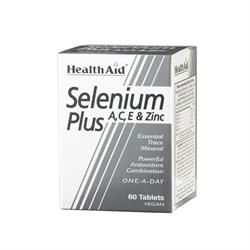 HealthAid Selenium Plus (Vitamins A C E & Zinc) 60 Tablets