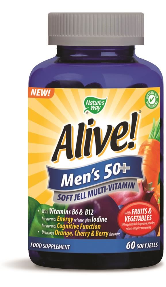 Nature's Way Alive! Men`s 50+ Multivitamin 60 Softgels