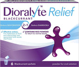 Dioralyte Relief 2in1 Blackcurrant Flavour - 6 Sachets