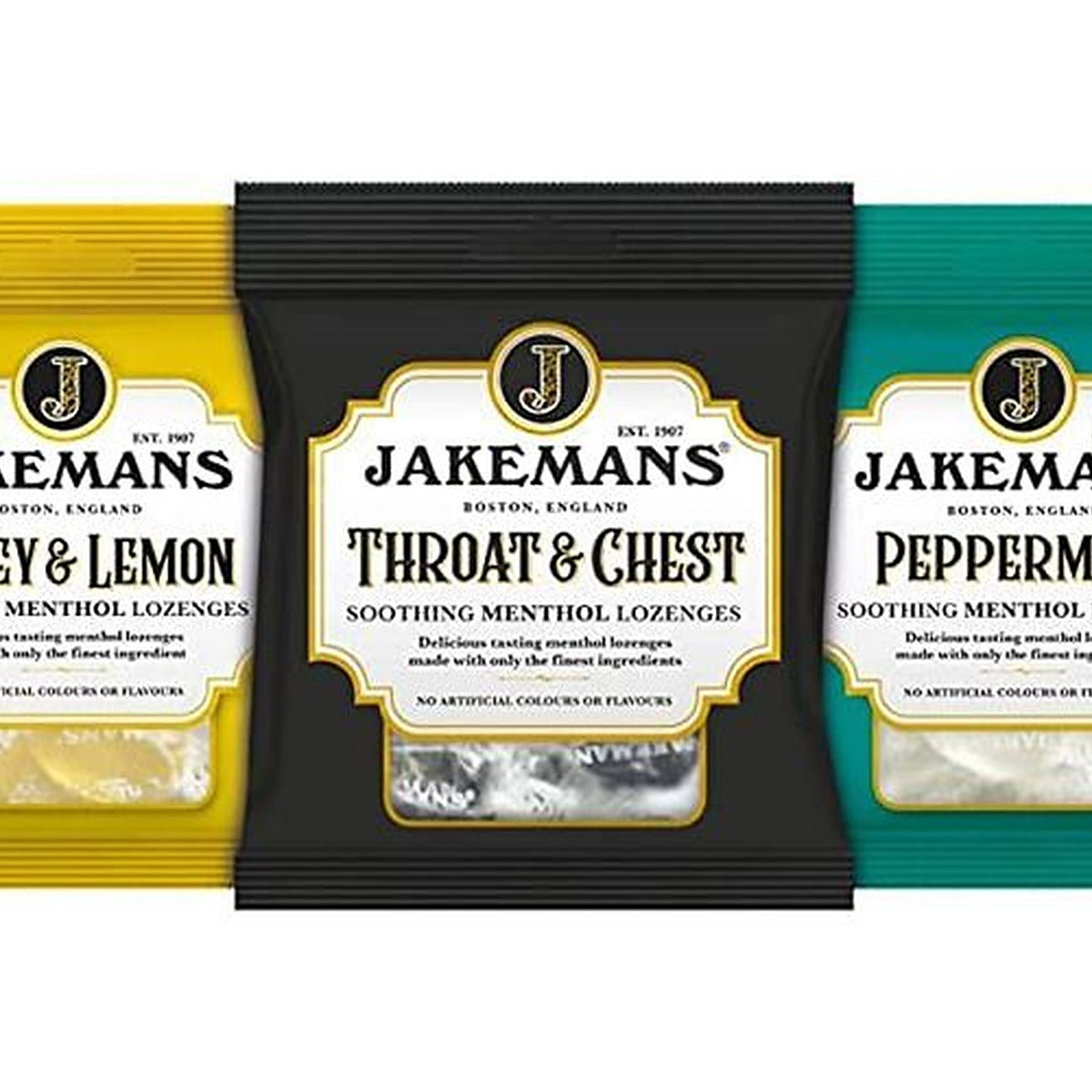 Jakemans Soothing Menthol Lozenges - All Flavours - 73g – Health Plus ...